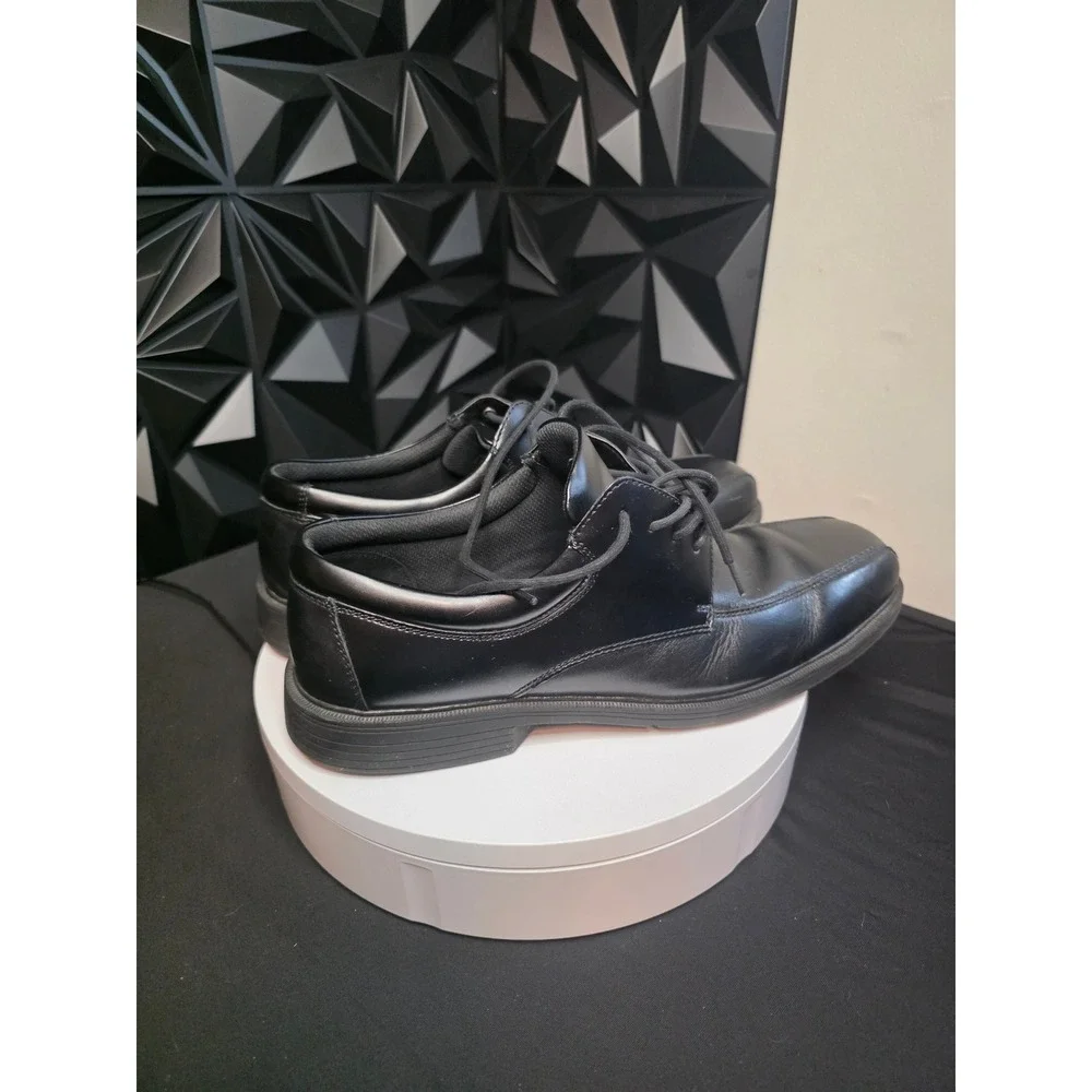 Oxford Dress Shoes Nunn Bush Mens Size 12 M 84221-001 Black Leather Bicycle Toe